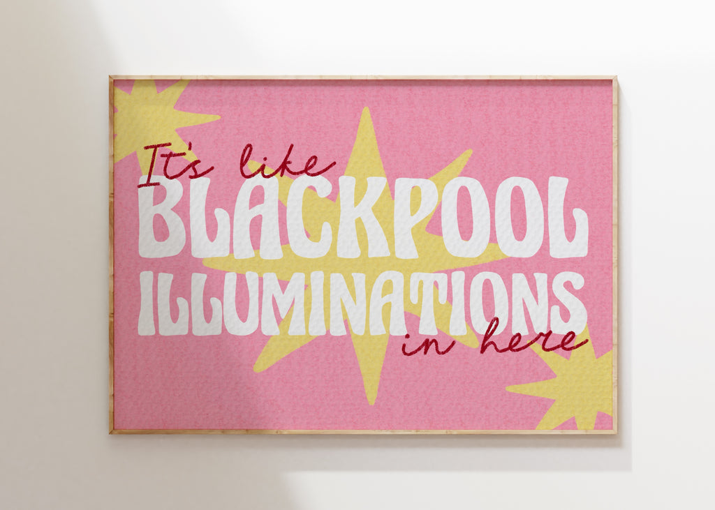 Blackpool Illuminations Art Print