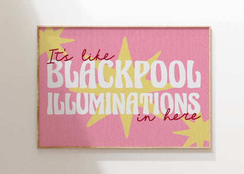 Blackpool Illuminations Art Print