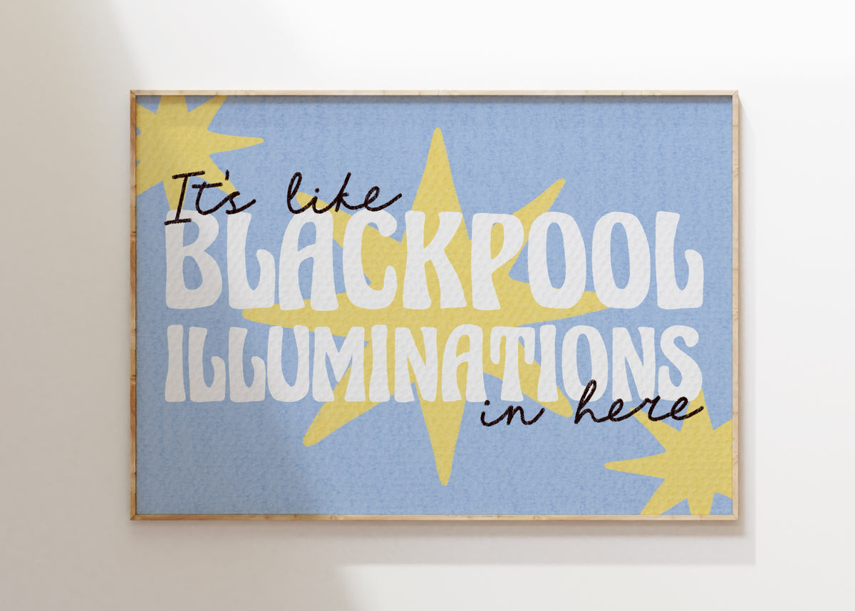 Blackpool Illuminations Art Print