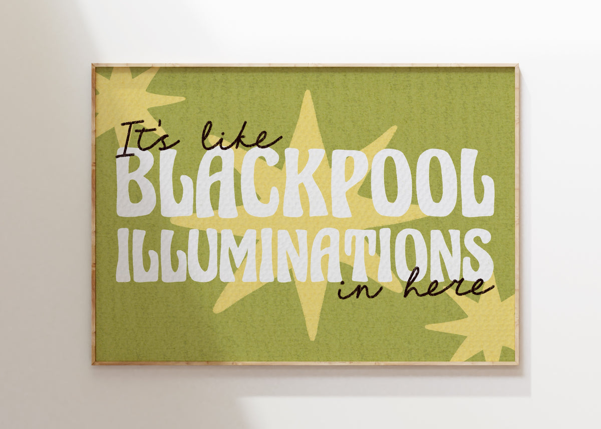 Blackpool Illuminations Art Print