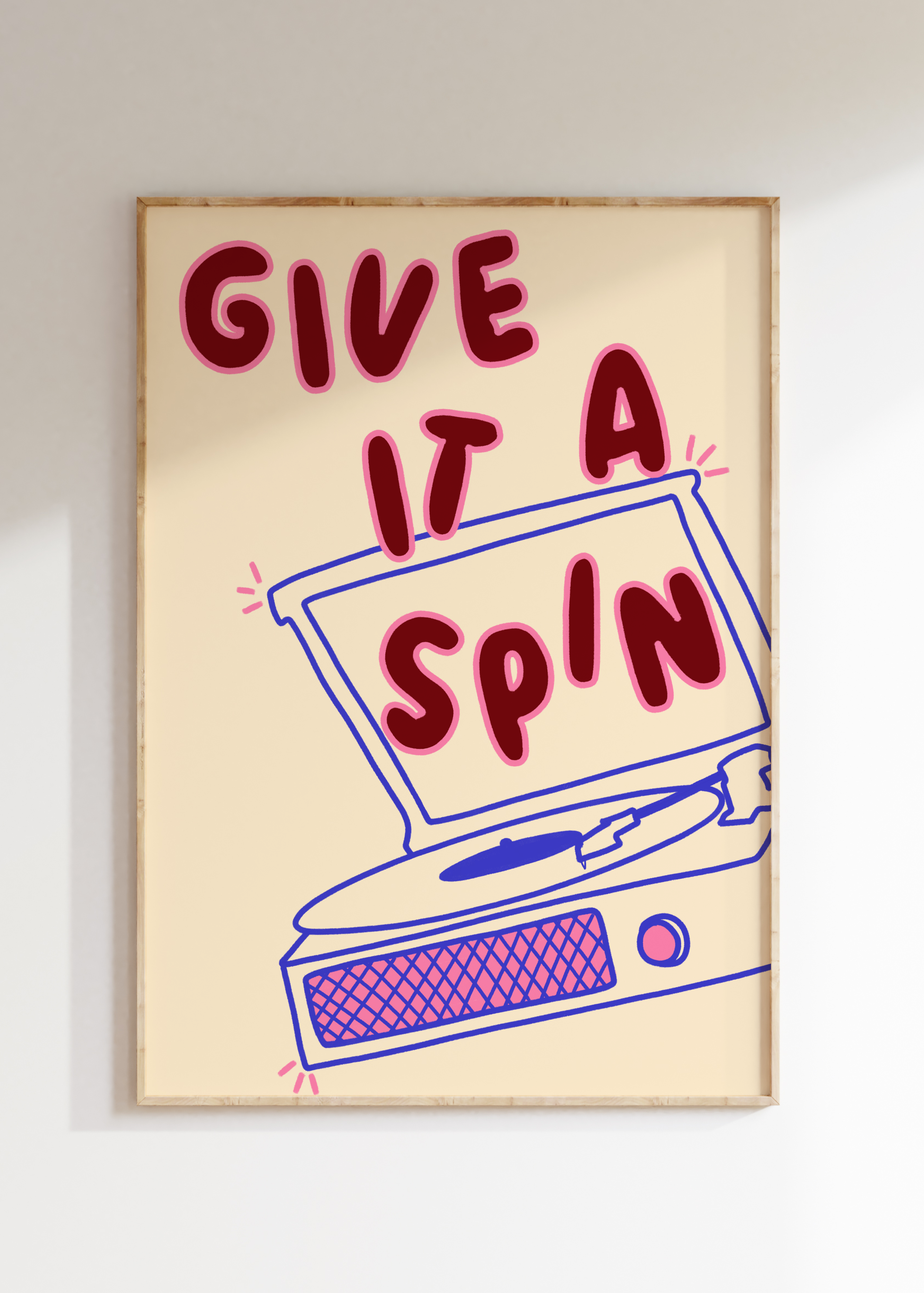 Give It A Spin Art Print