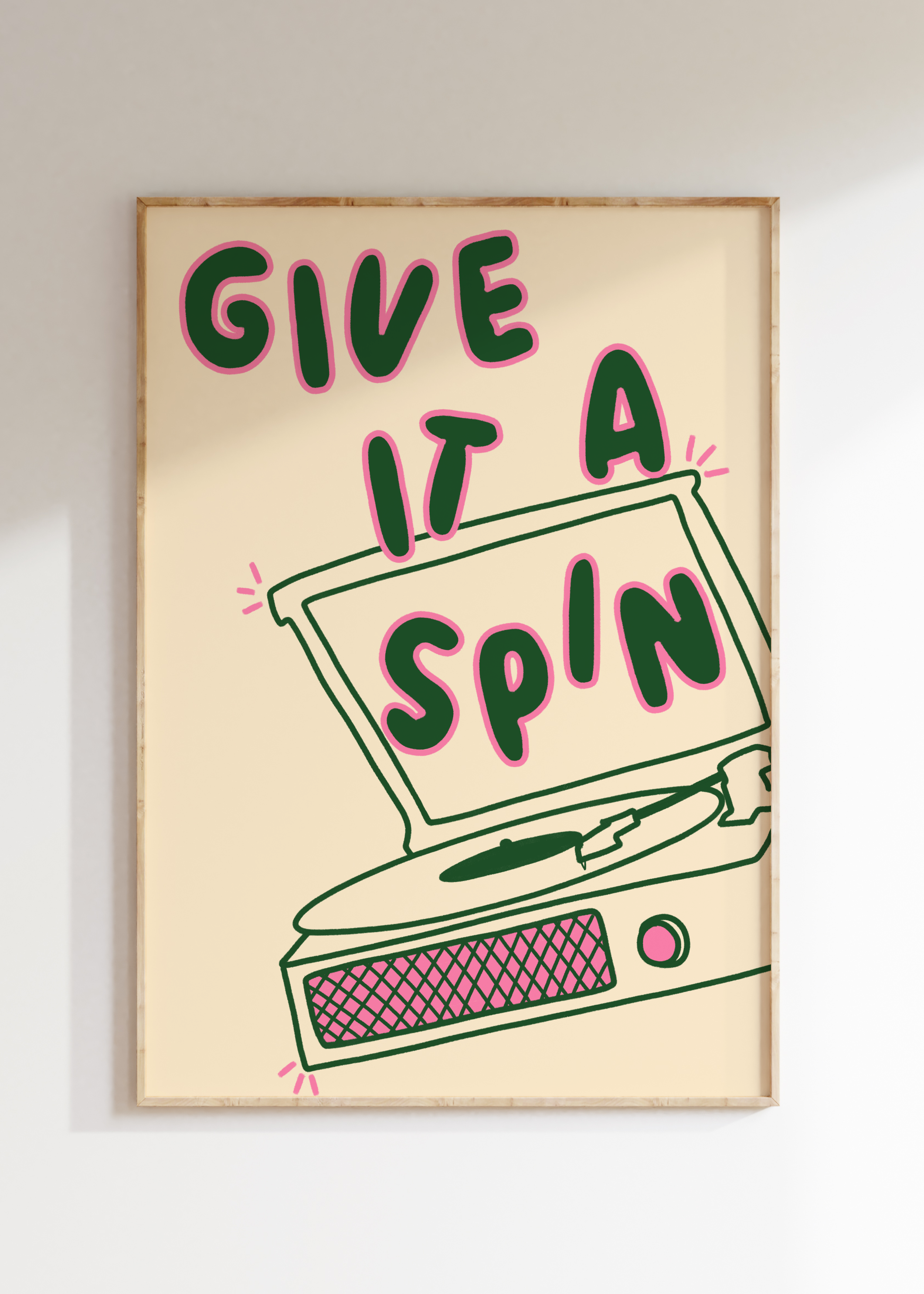 Give It A Spin Art Print