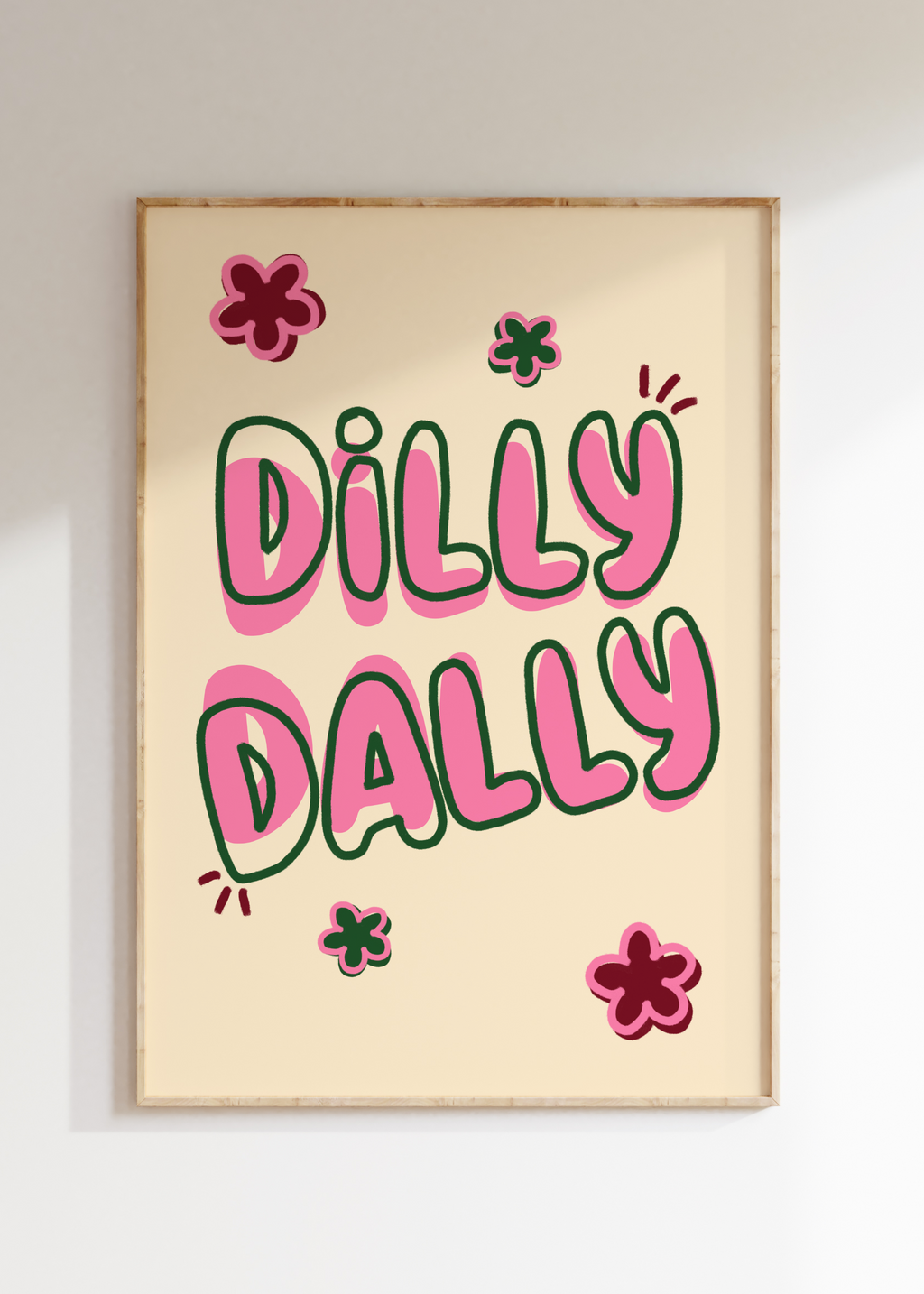 Dilly Dally Art Print