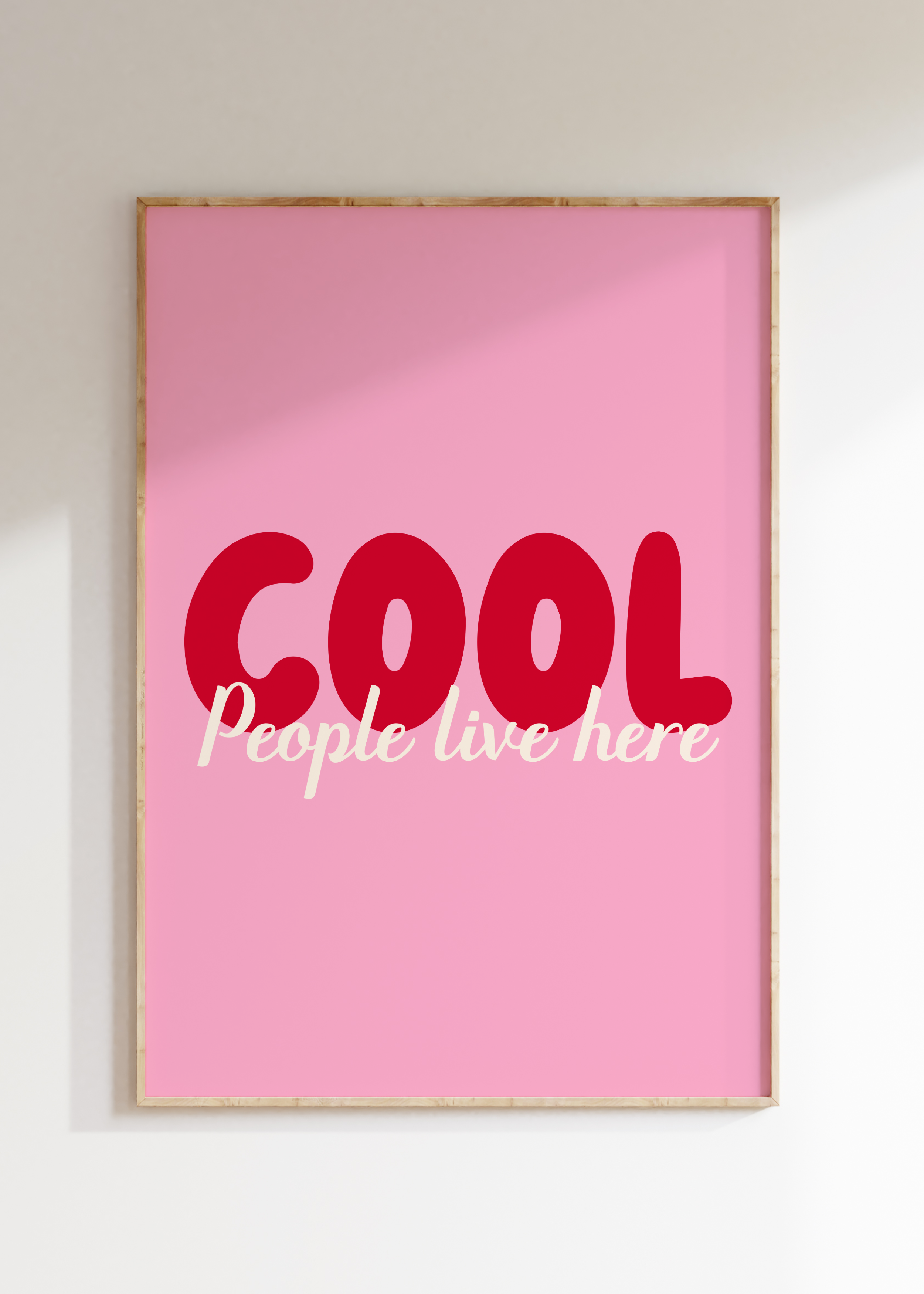 Cool People Art Print