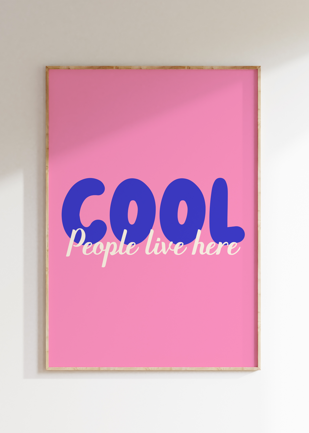 Cool People Art Print