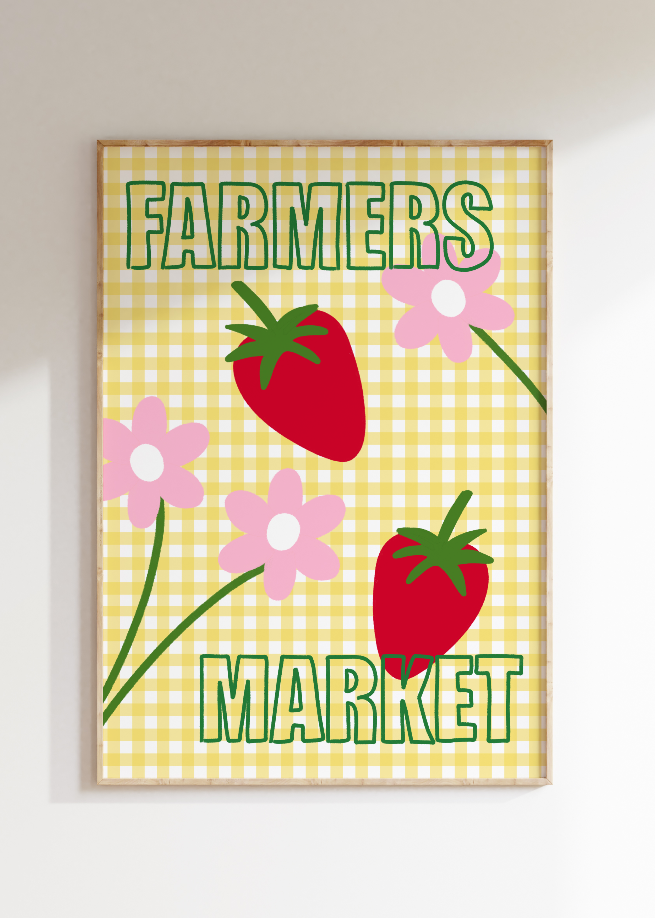 Farmers Market Art Print
