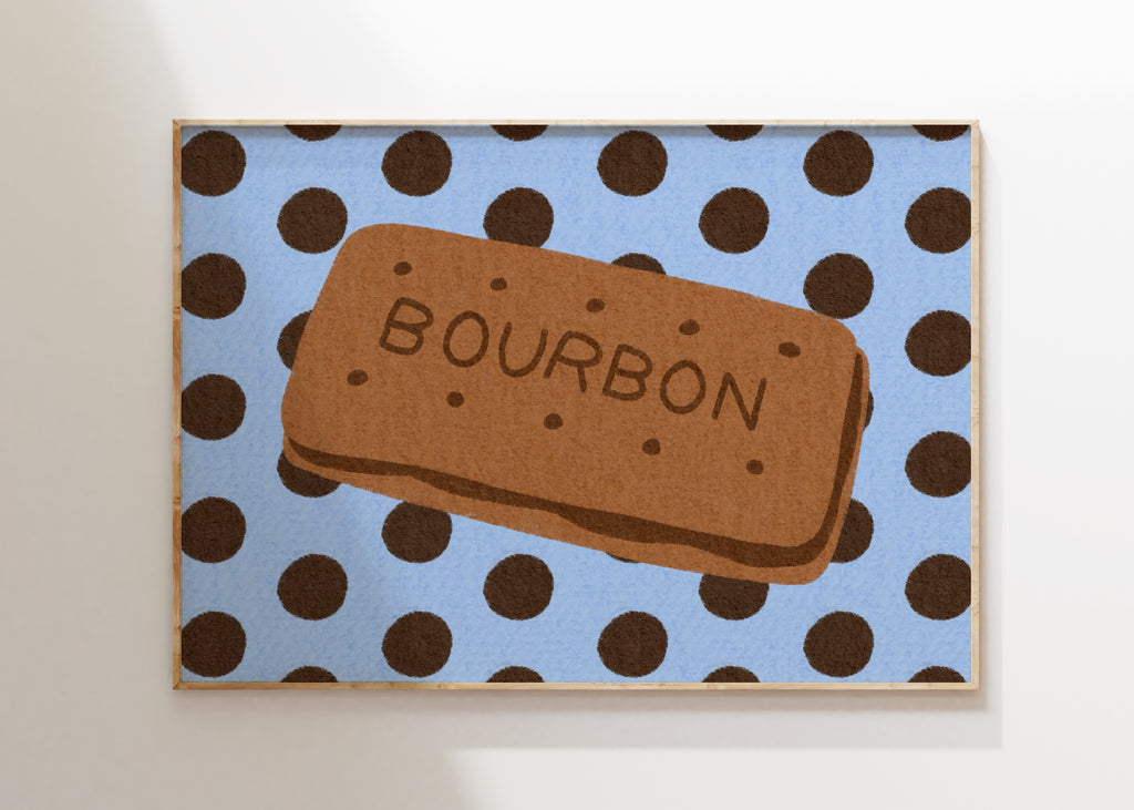 Bourbon Biscuit Art Print