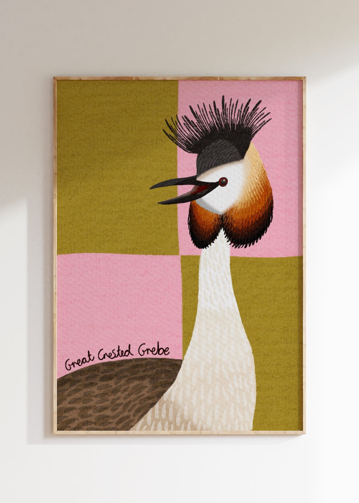 Great Crested Grebe Art Print