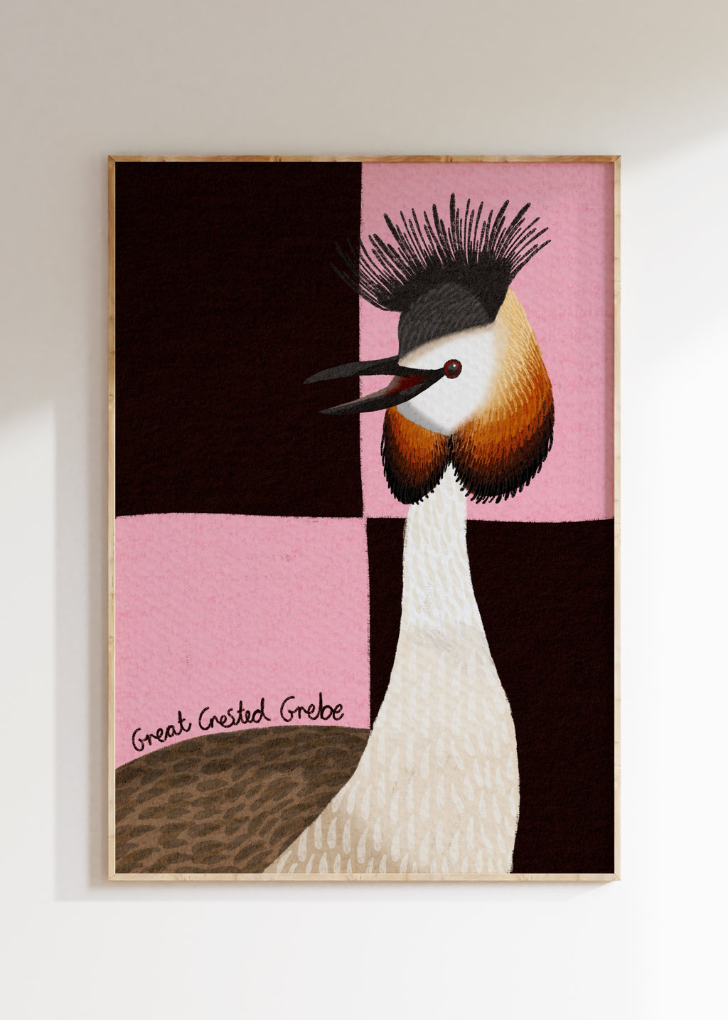 Great Crested Grebe Art Print