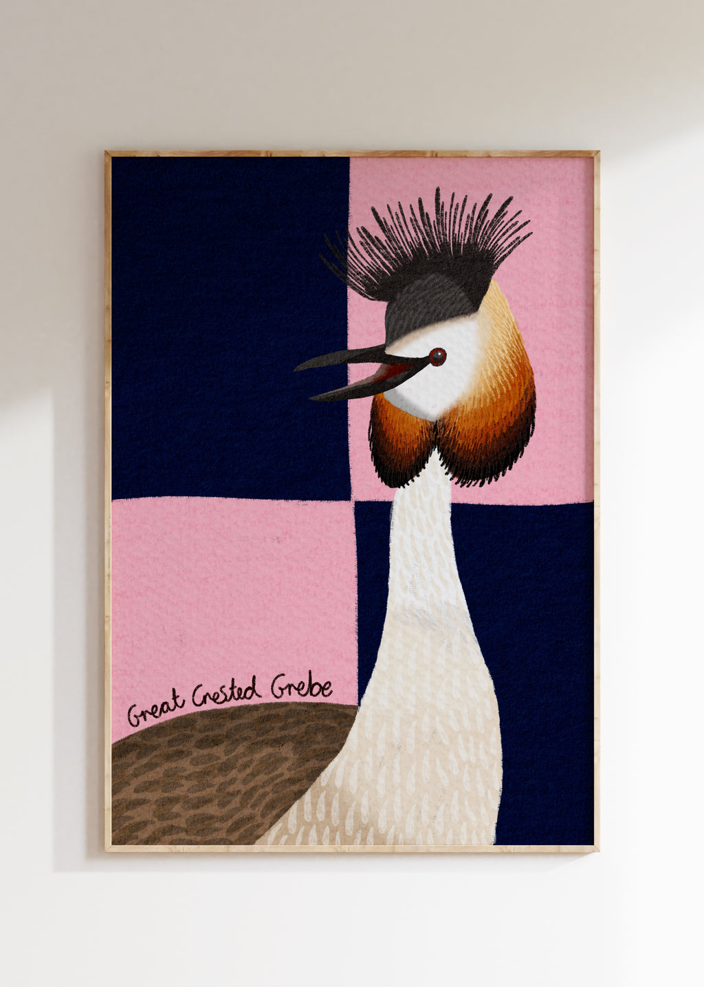 Great Crested Grebe Art Print