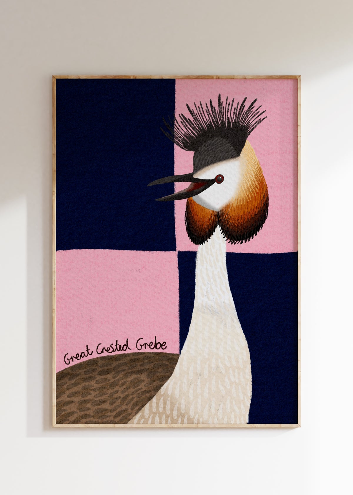 Great Crested Grebe Art Print