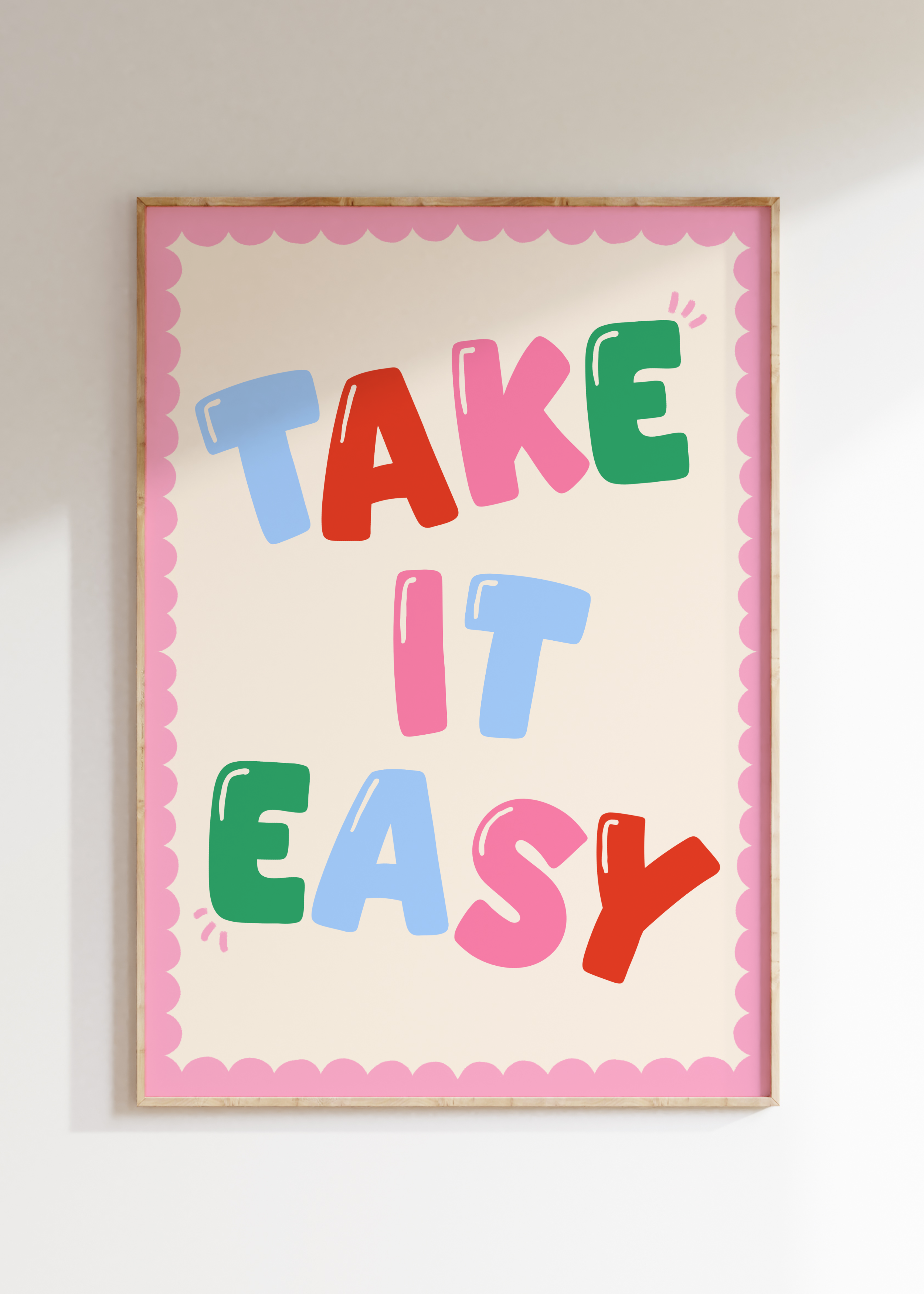 Take It Easy Art Print