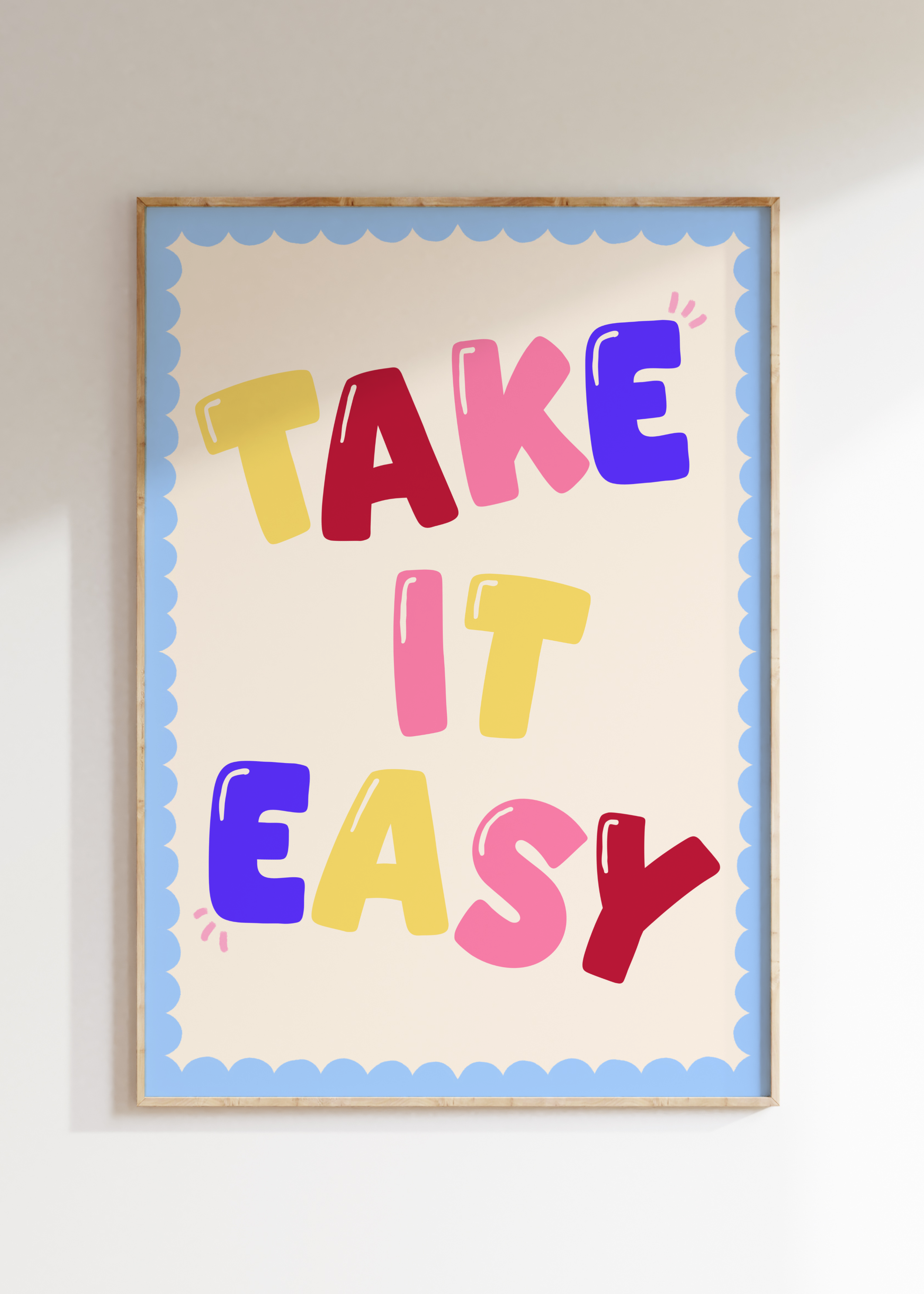 Take It Easy Art Print