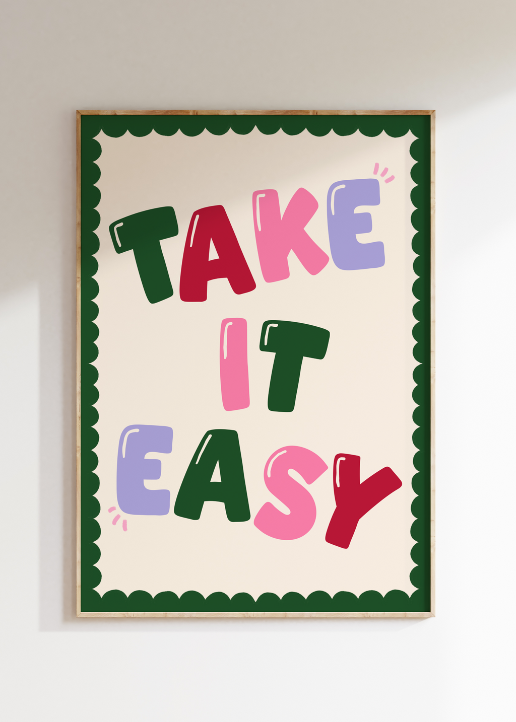 Take It Easy Art Print