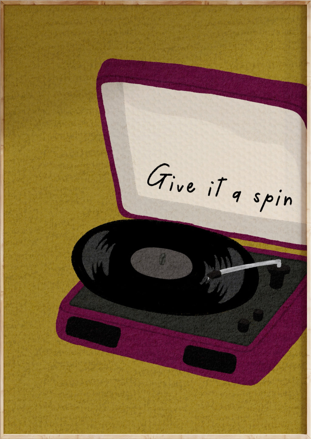 Give It A Spin Art Print