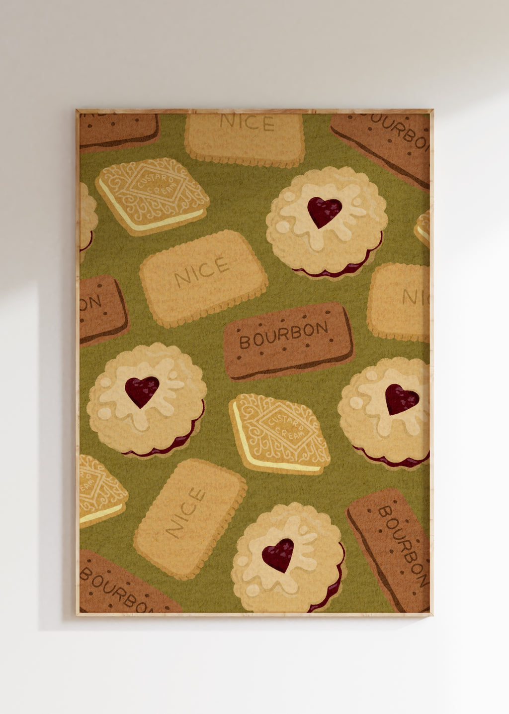 Biscuit Art Print