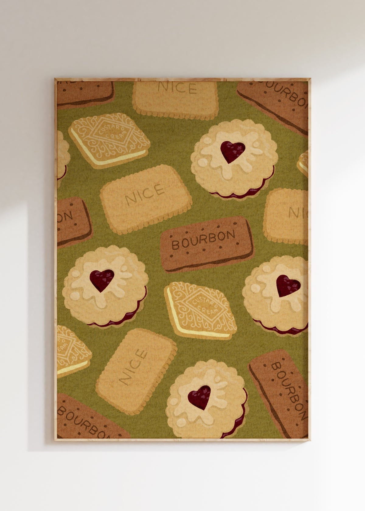 Biscuit Art Print