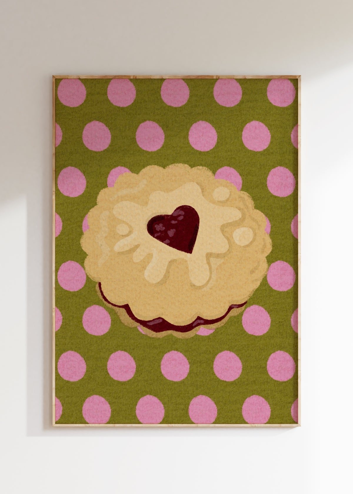 Jam Biscuit Art Print