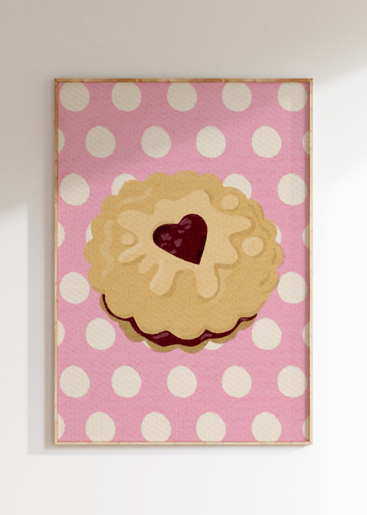 Jam Biscuit Art Print