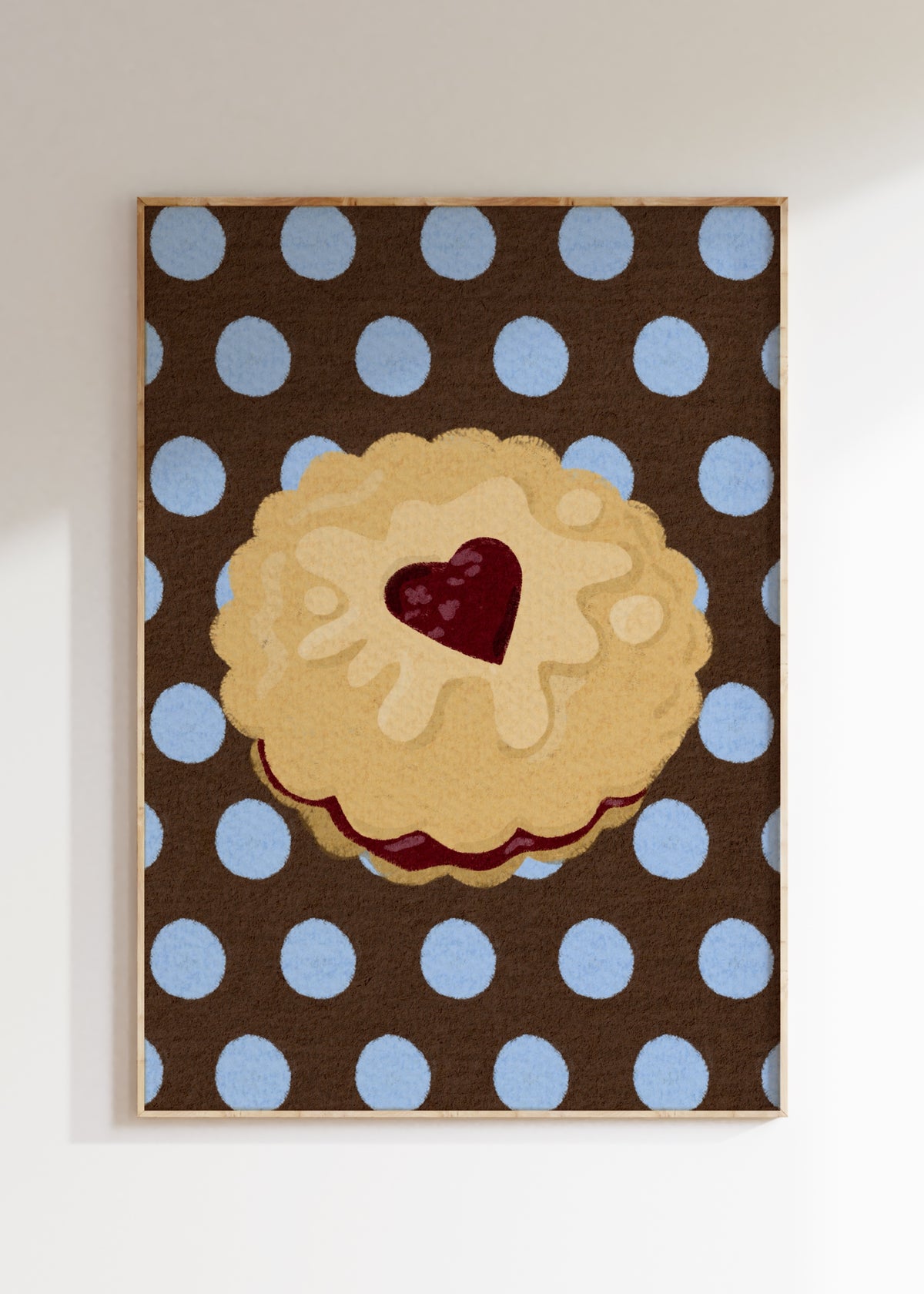 Jam Biscuit Art Print
