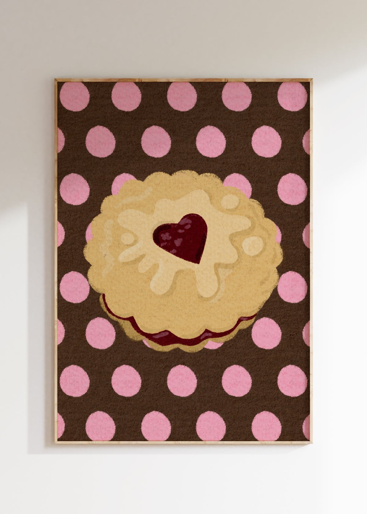 Jam Biscuit Art Print