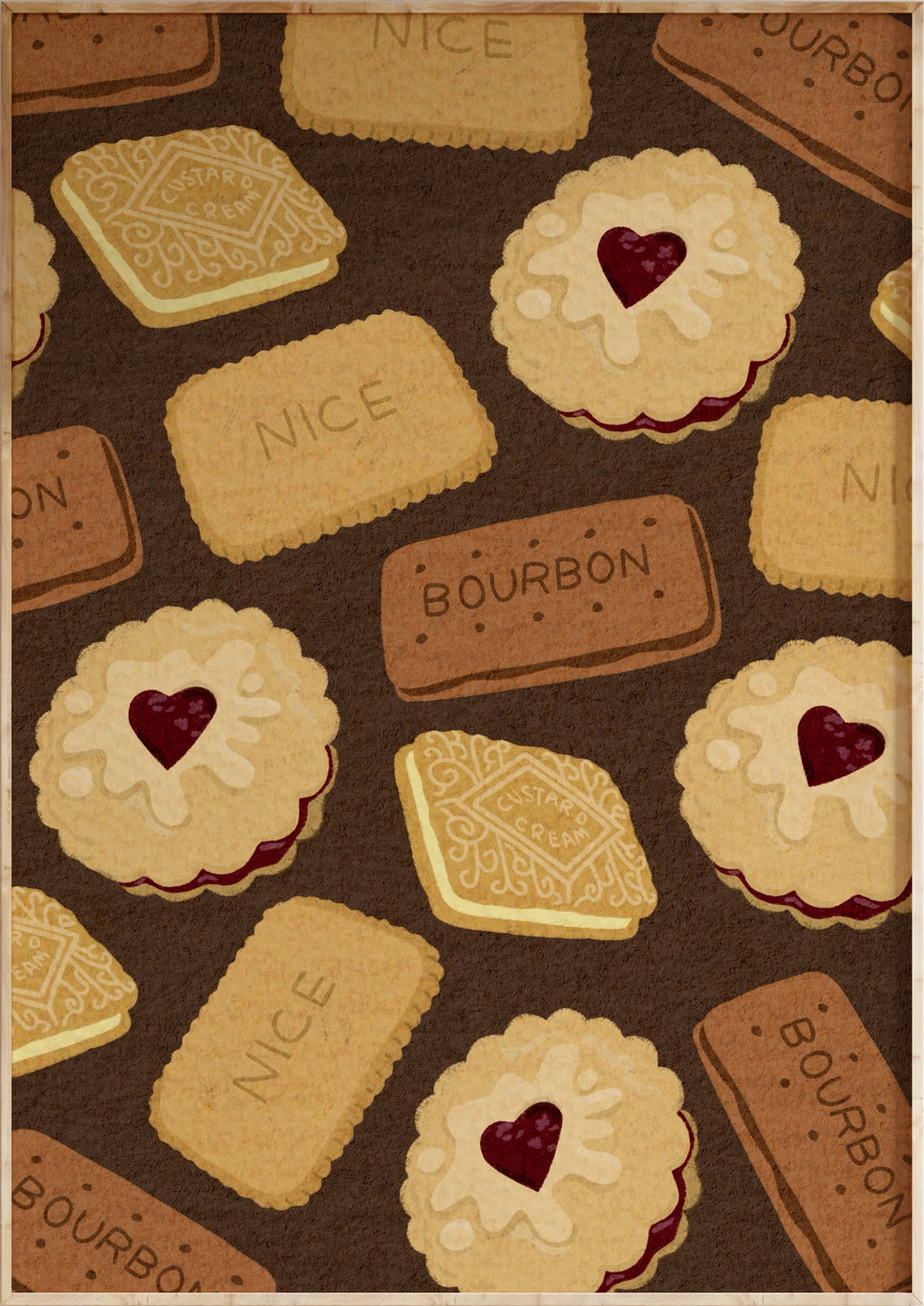 Biscuit Art Print
