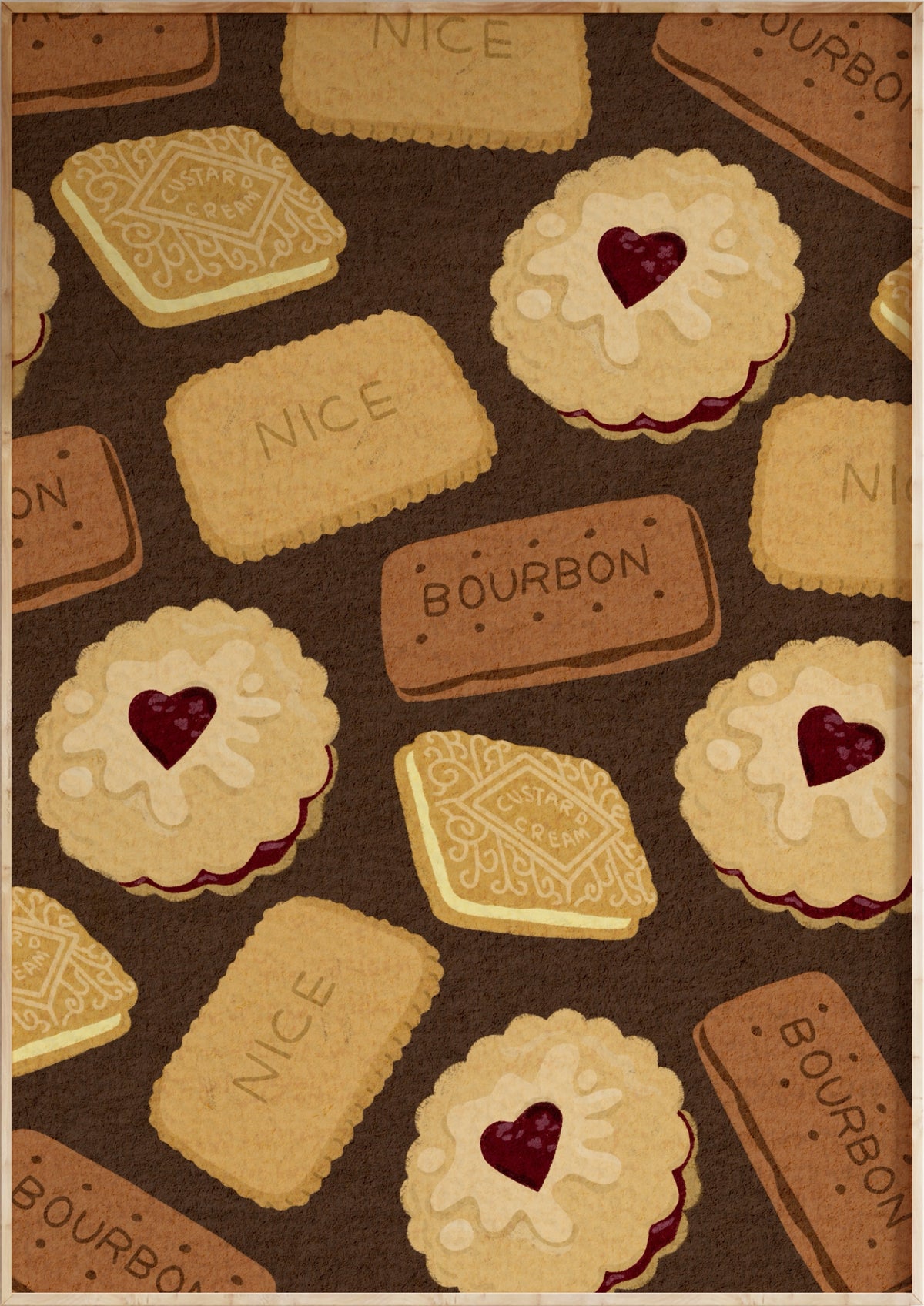 Biscuit Art Print