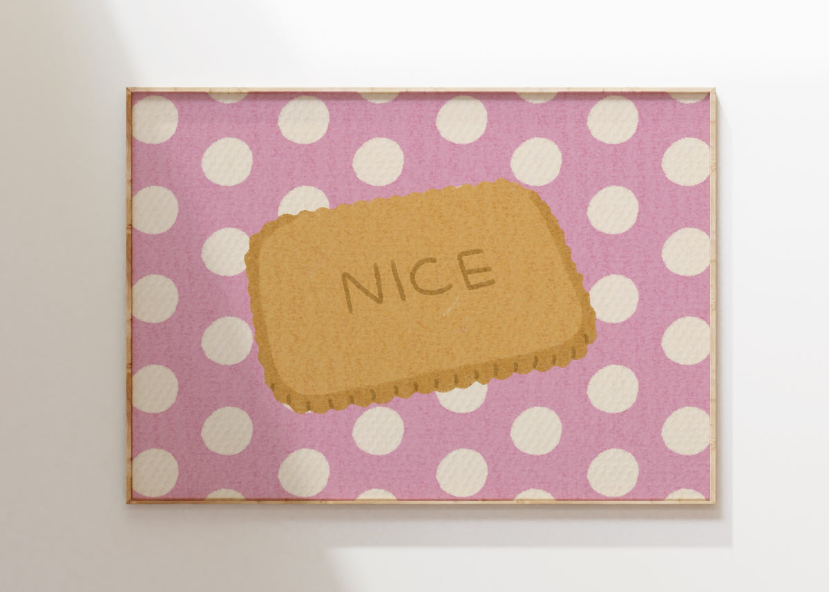 Biscuit Art Print
