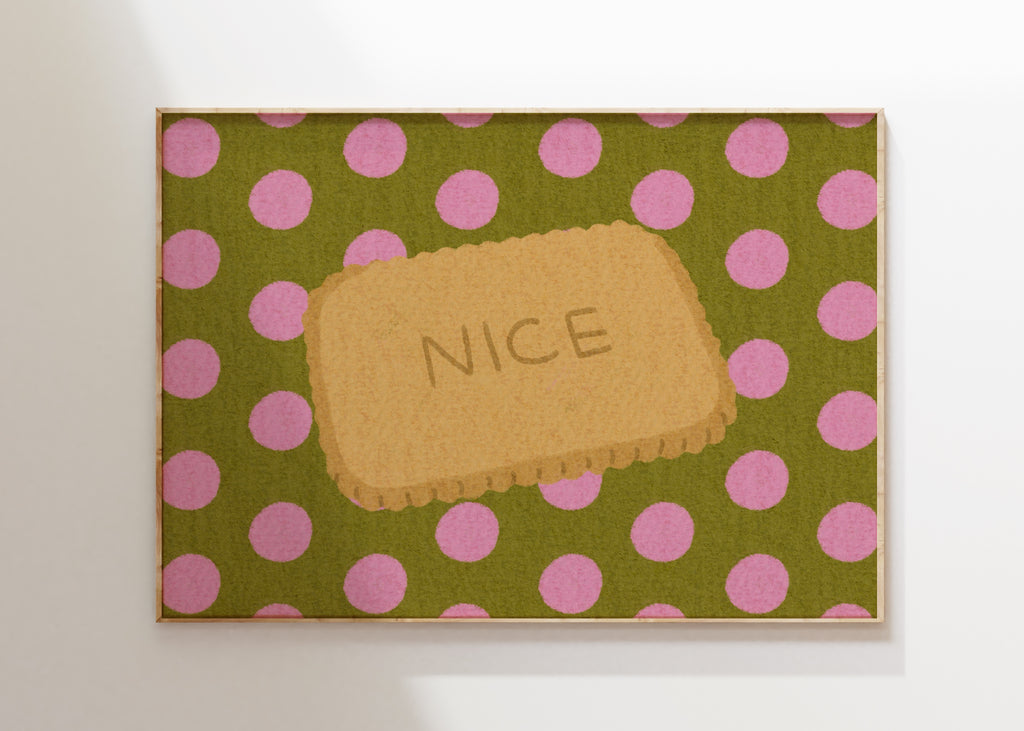 Biscuit Art Print