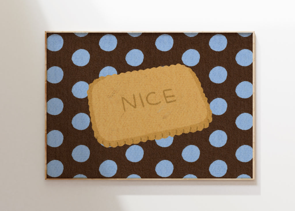 Biscuit Art Print