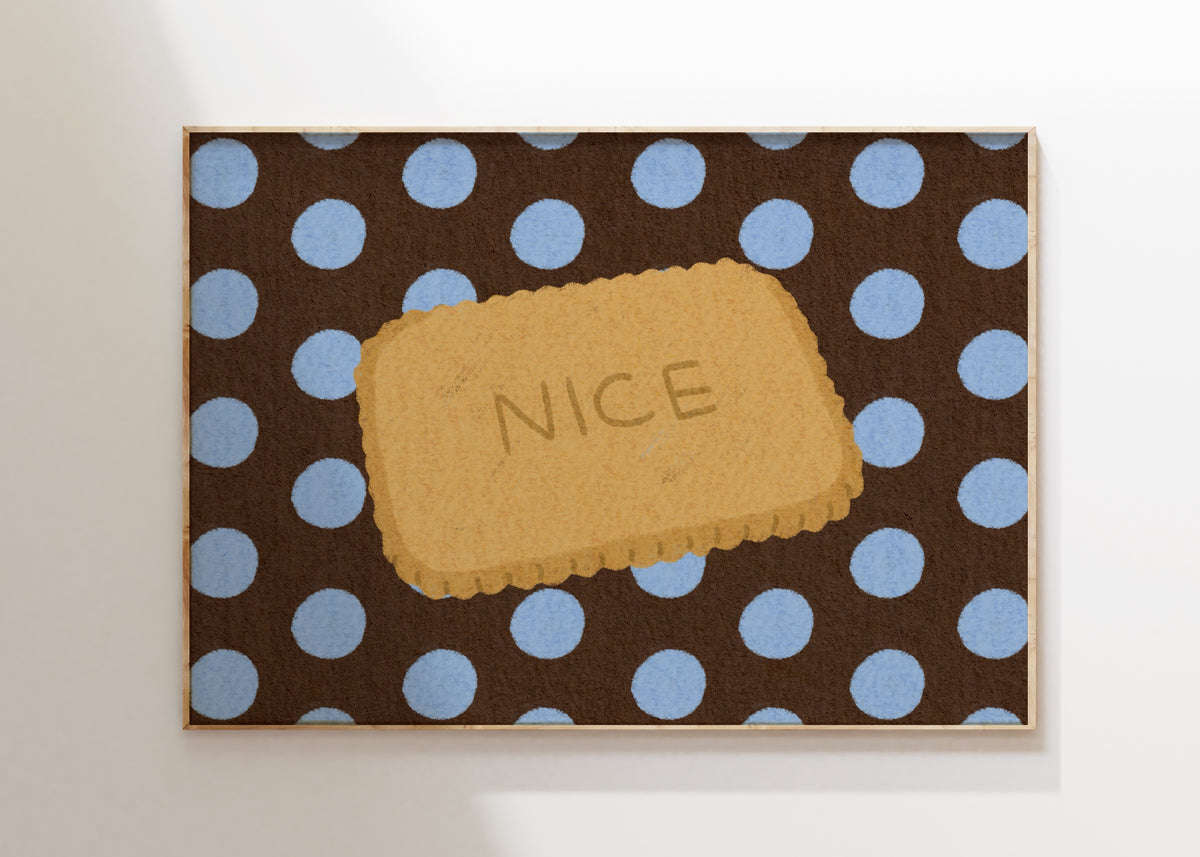 Biscuit Art Print