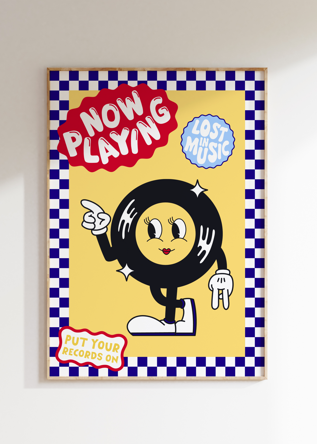 Funky Record Art Print