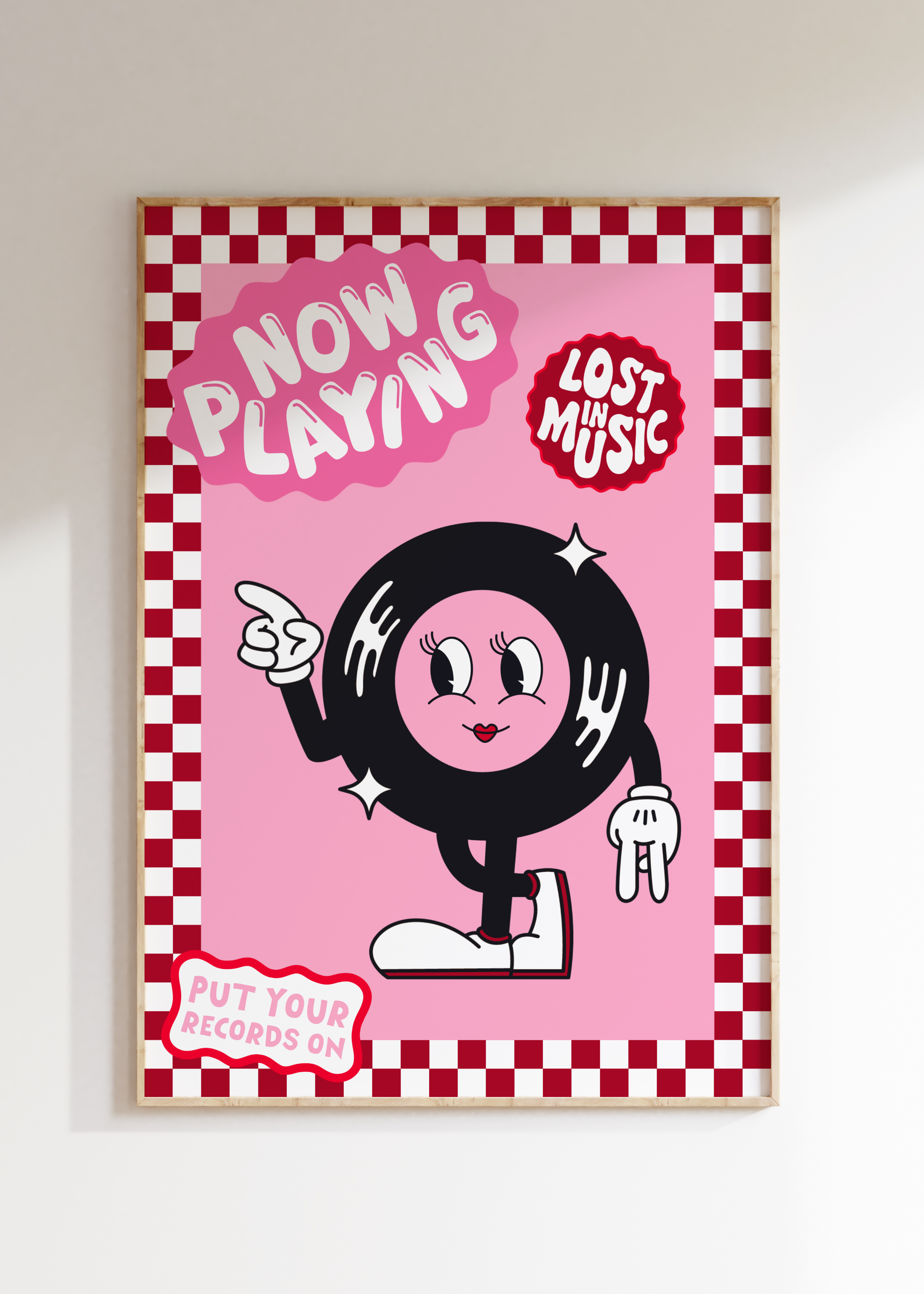 Funky Record Art Print