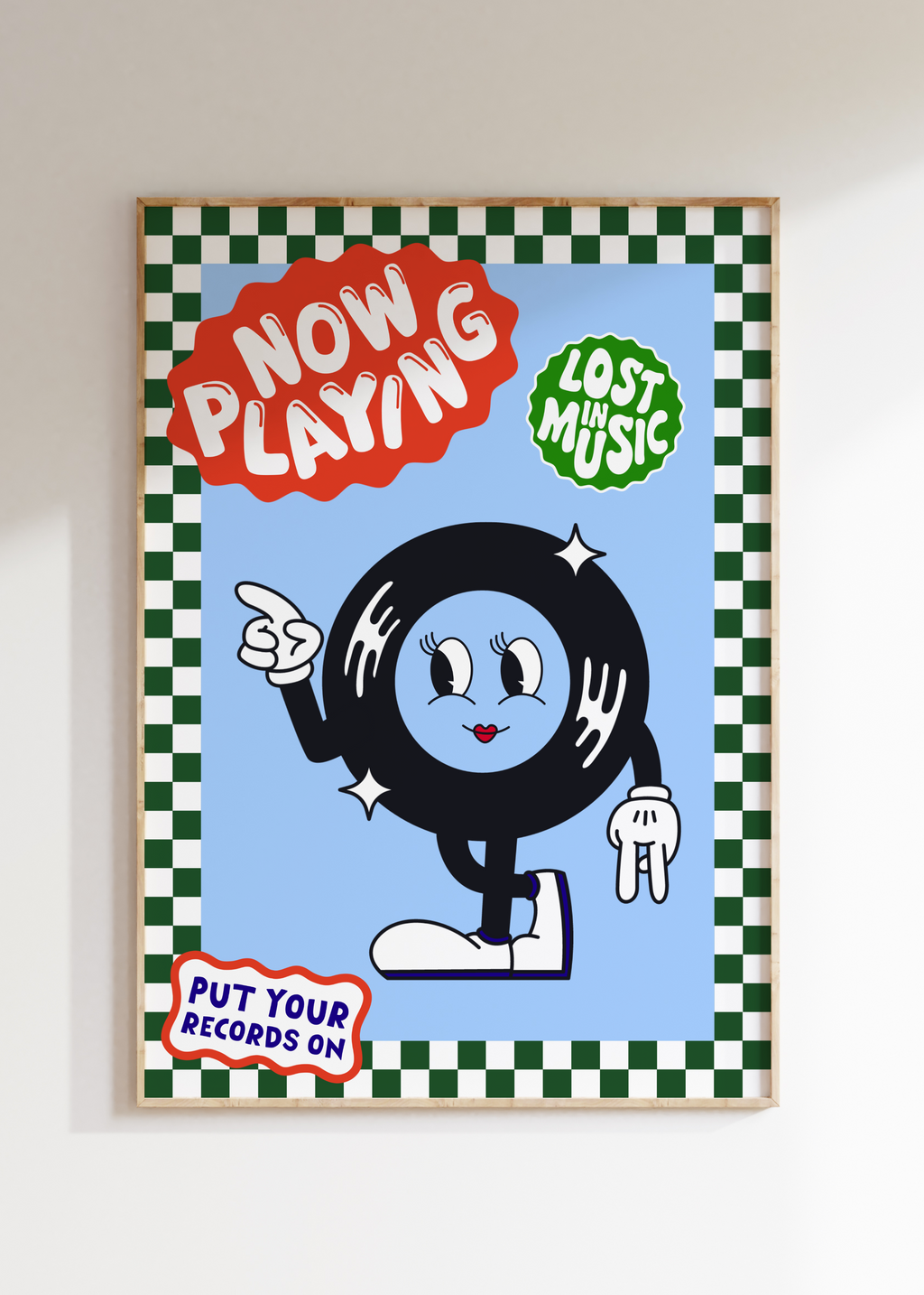 Funky Record Art Print