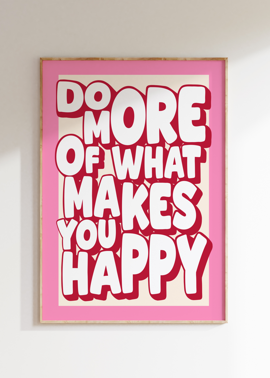 Happy Art Print