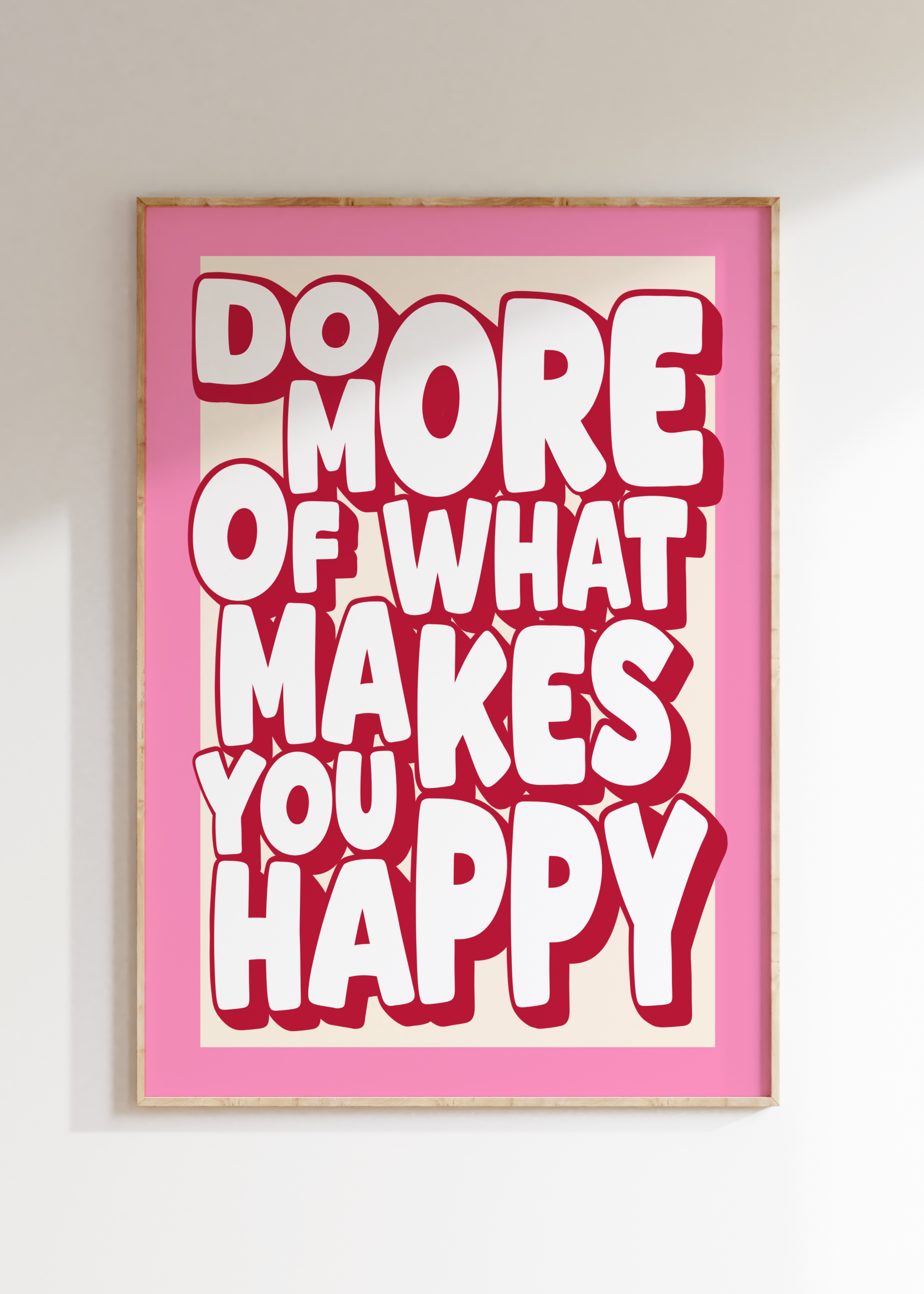 Happy Art Print