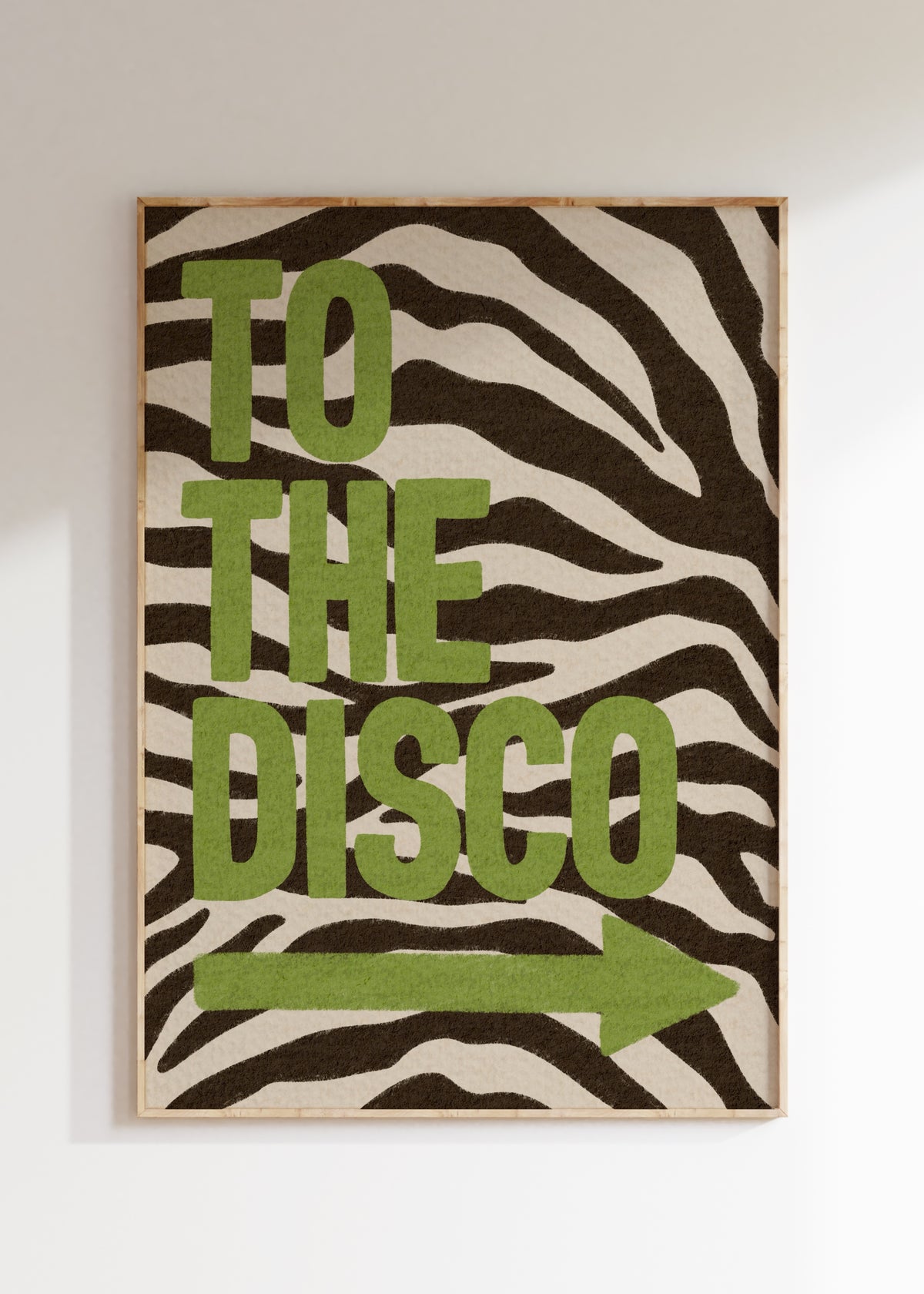 To The Disco Art Print