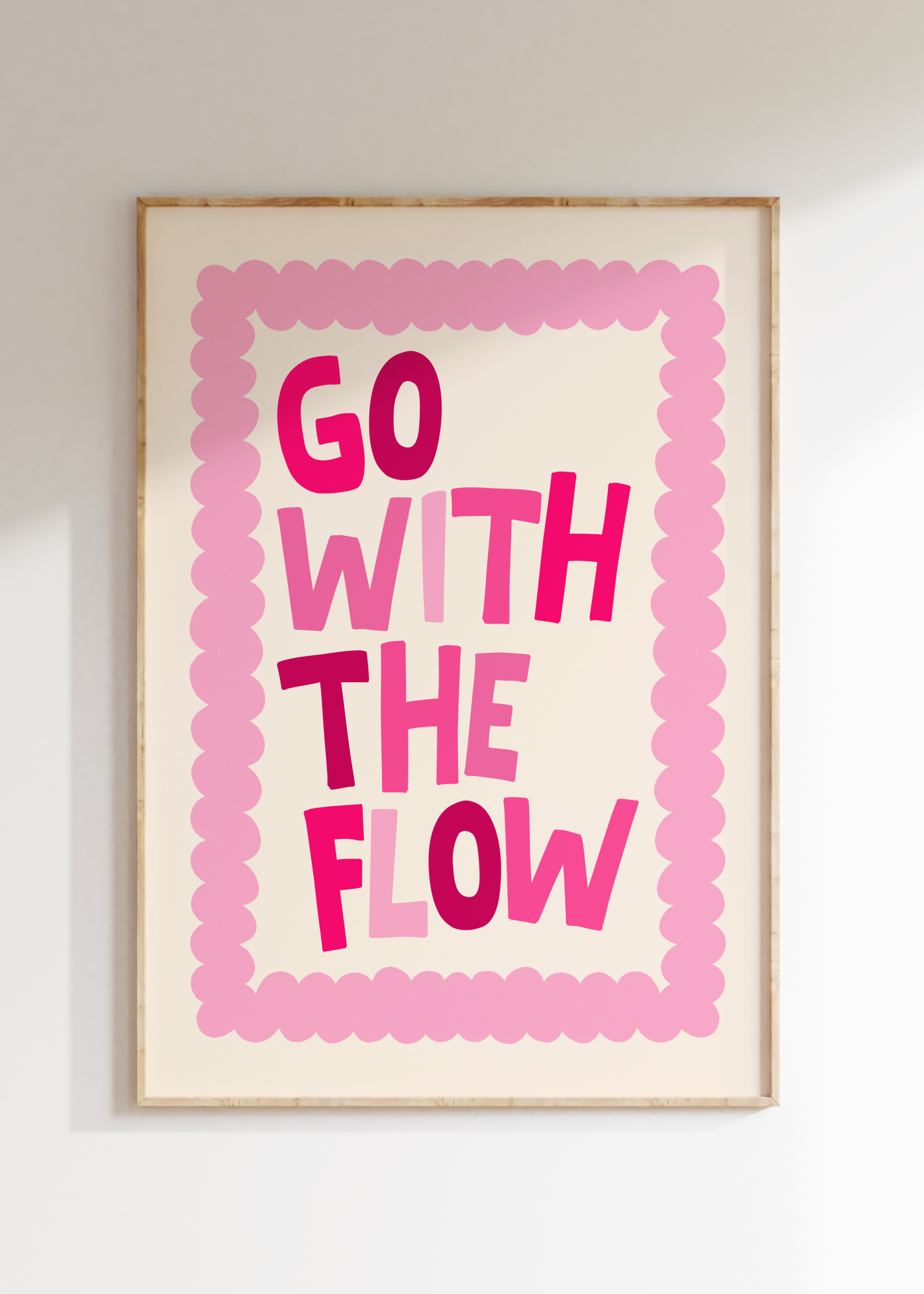 Go With The Flow Art Print