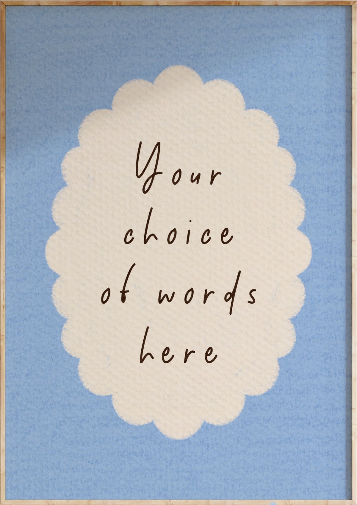 Custom Word Art Print
