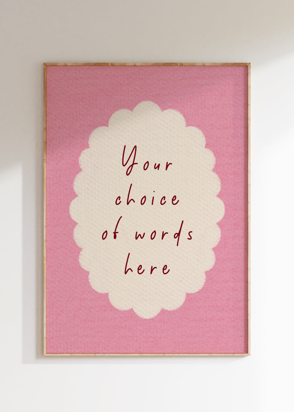 Custom Word Art Print