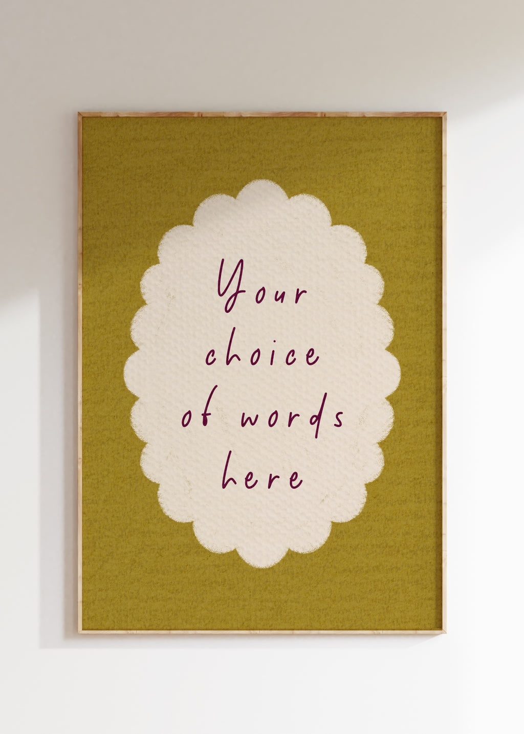 Custom Word Art Print