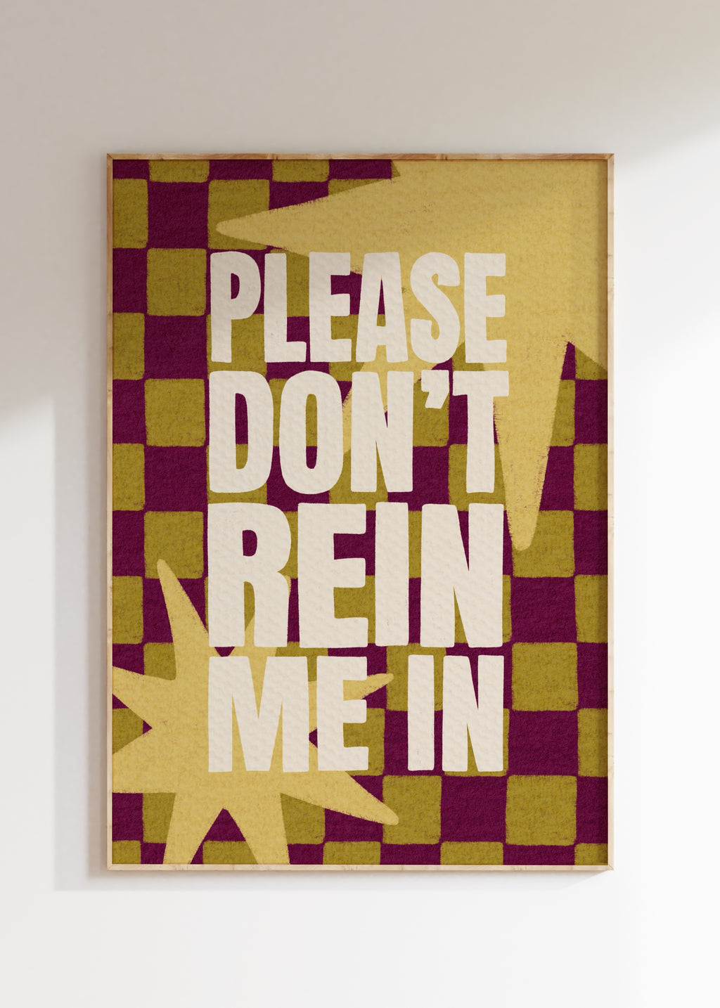 Rein Me In Art Print