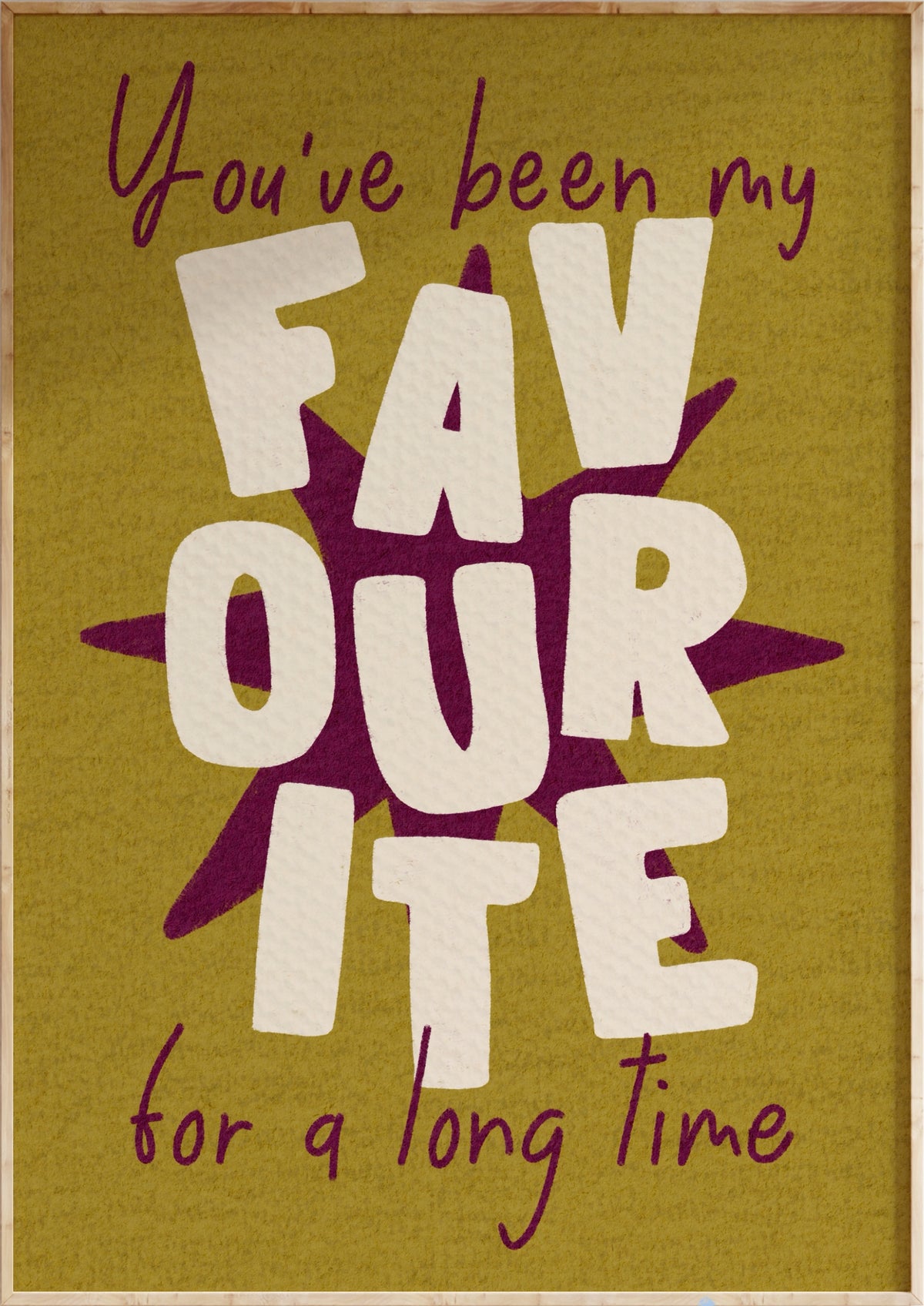 Favourite Art Print