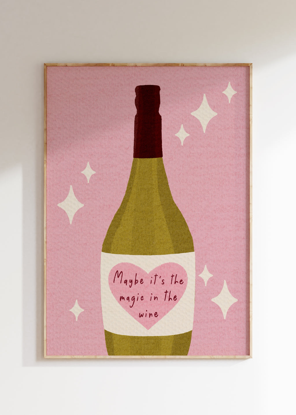 Magic In The Wine Art Print