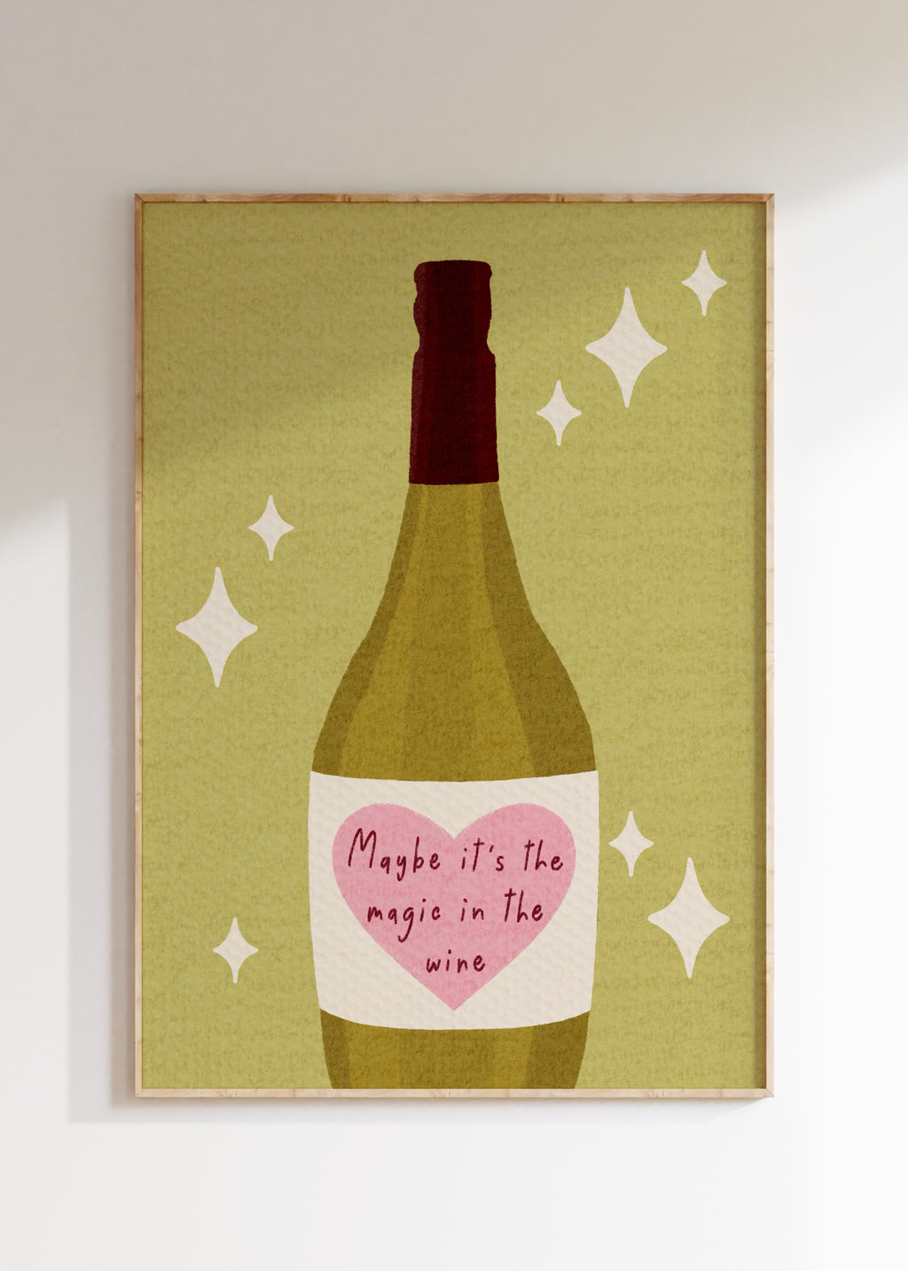 Magic In The Wine Art Print