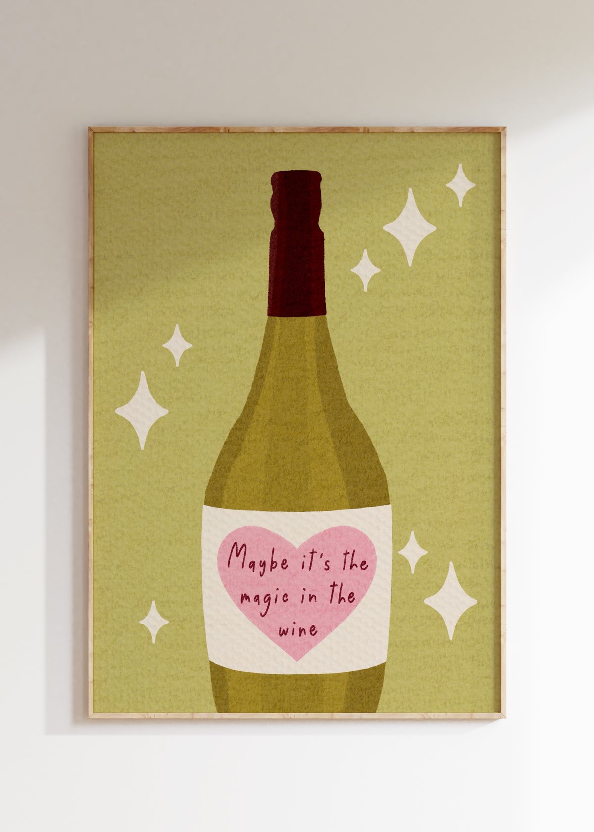 Magic In The Wine Art Print