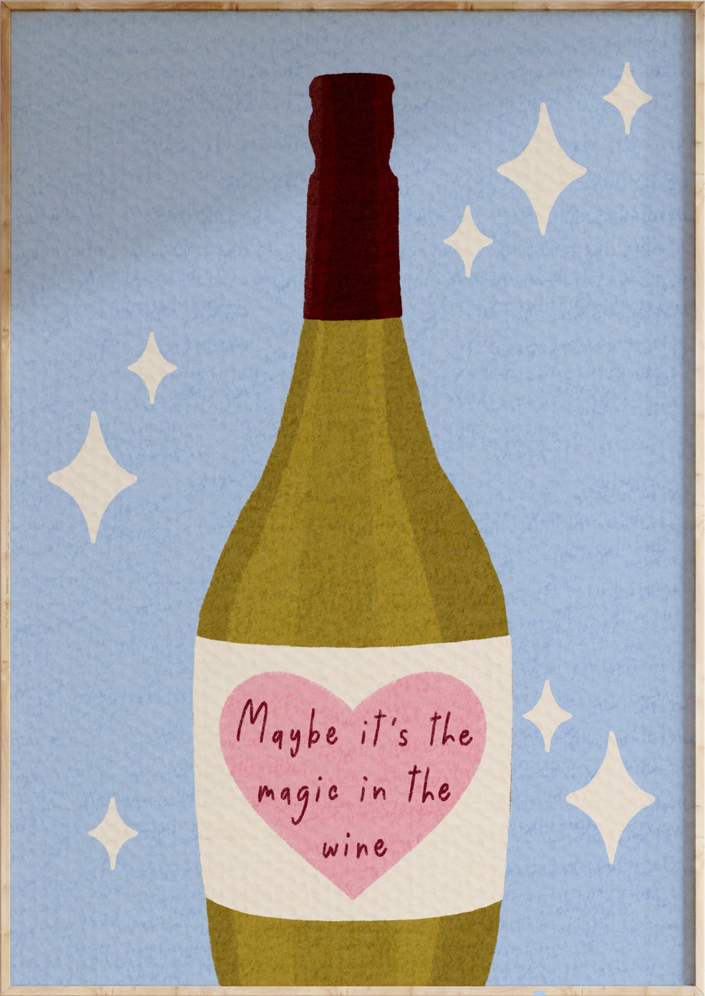 Magic In The Wine Art Print