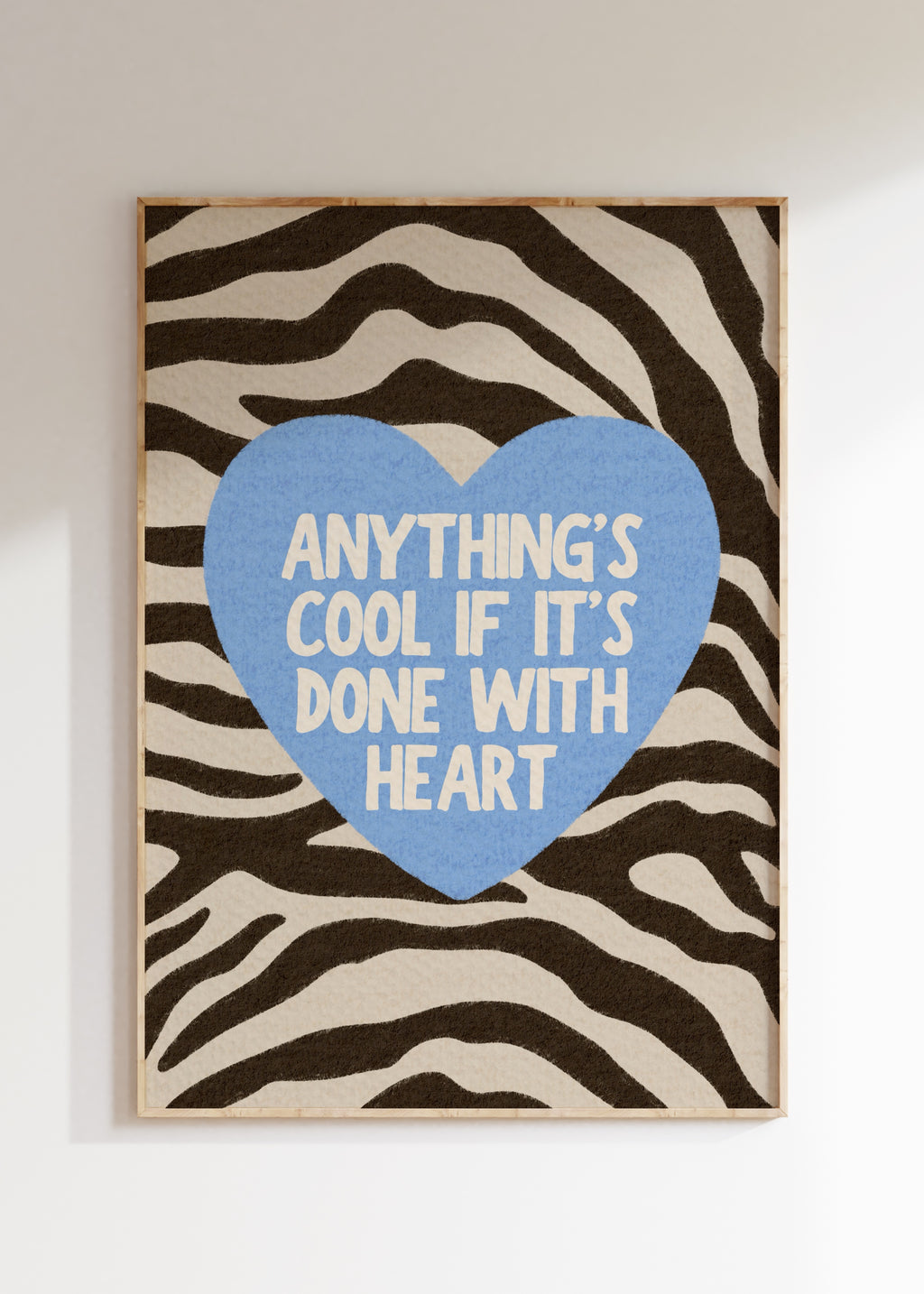 Done With Heart Art Print