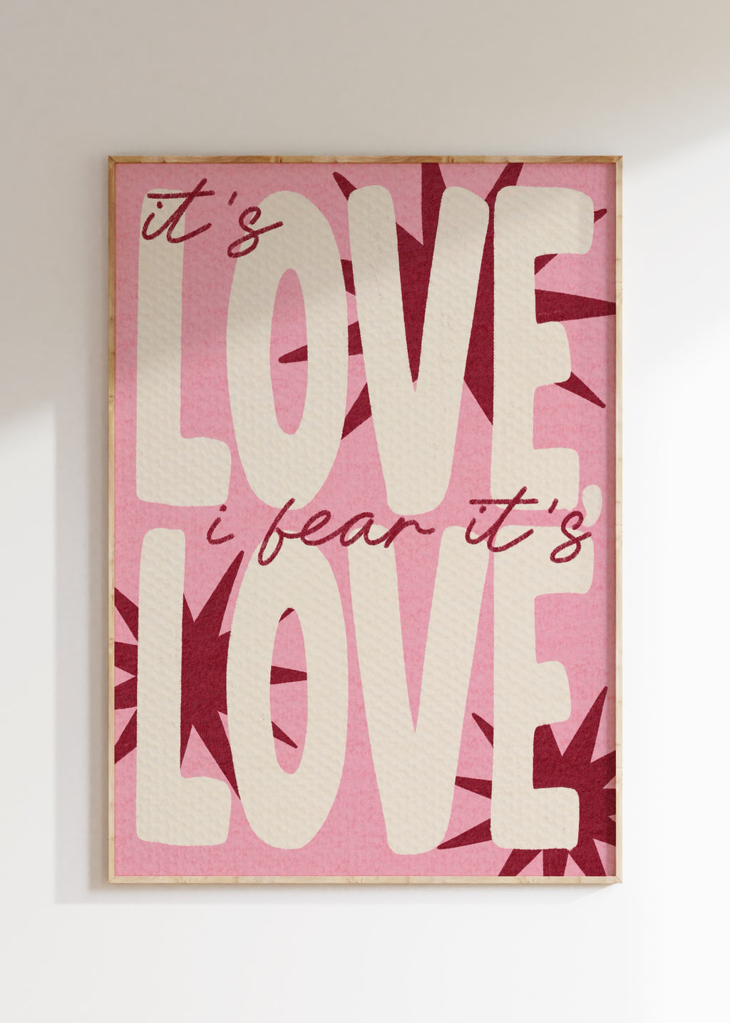 It's Love Art Print