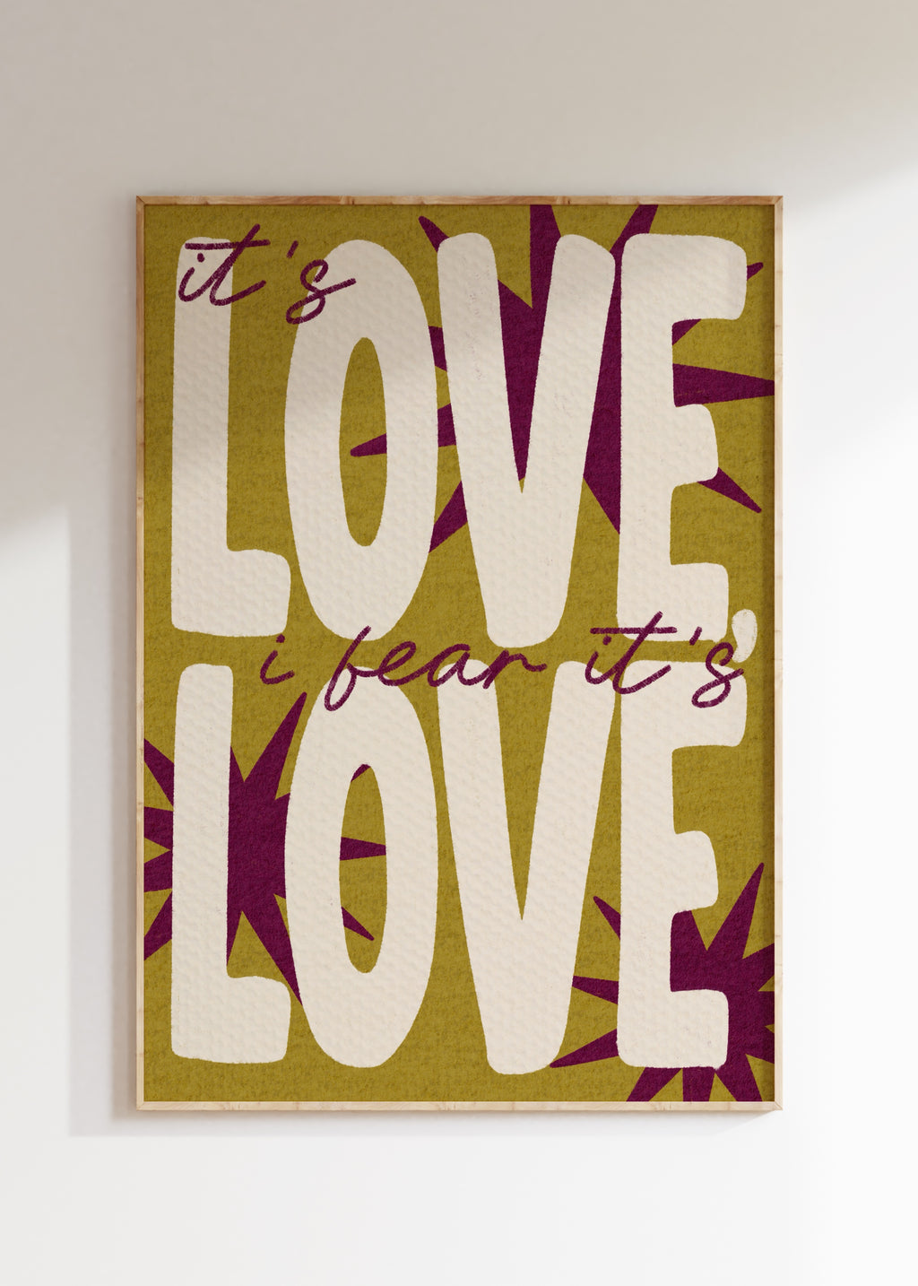 It's Love Art Print